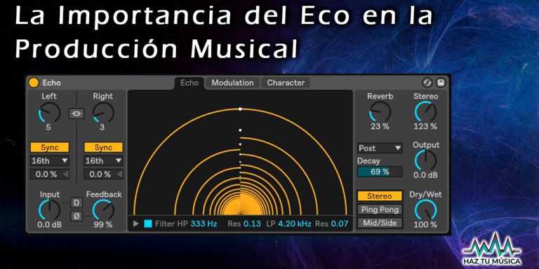 Eco en la produccion musical
