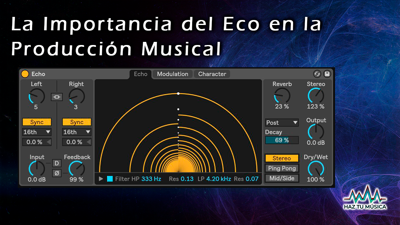 Eco en la produccion musical